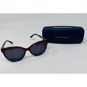 Draper James Red Merlot Floral 56.17.140 Women's Sunglasses Frames UV & Case NEW